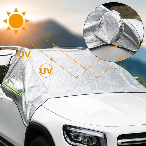 Car Truck Windshield Cover Winter Snow Ice Rain Frost Guard Sun Shade Outdoor US