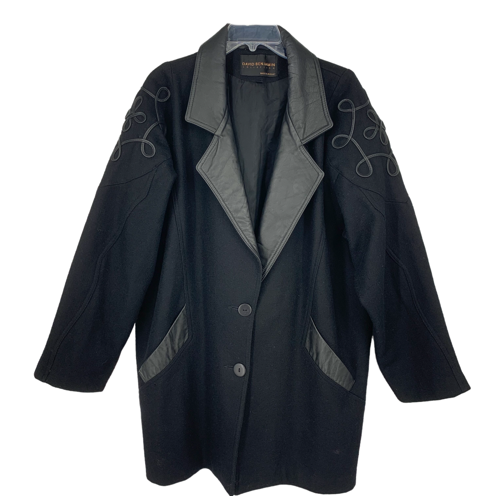 ジャケット・アウター 80s maxi wool long coat vintage 134cm Online Vintage Store | 80's Men Wool Blend Overcoat in Dark