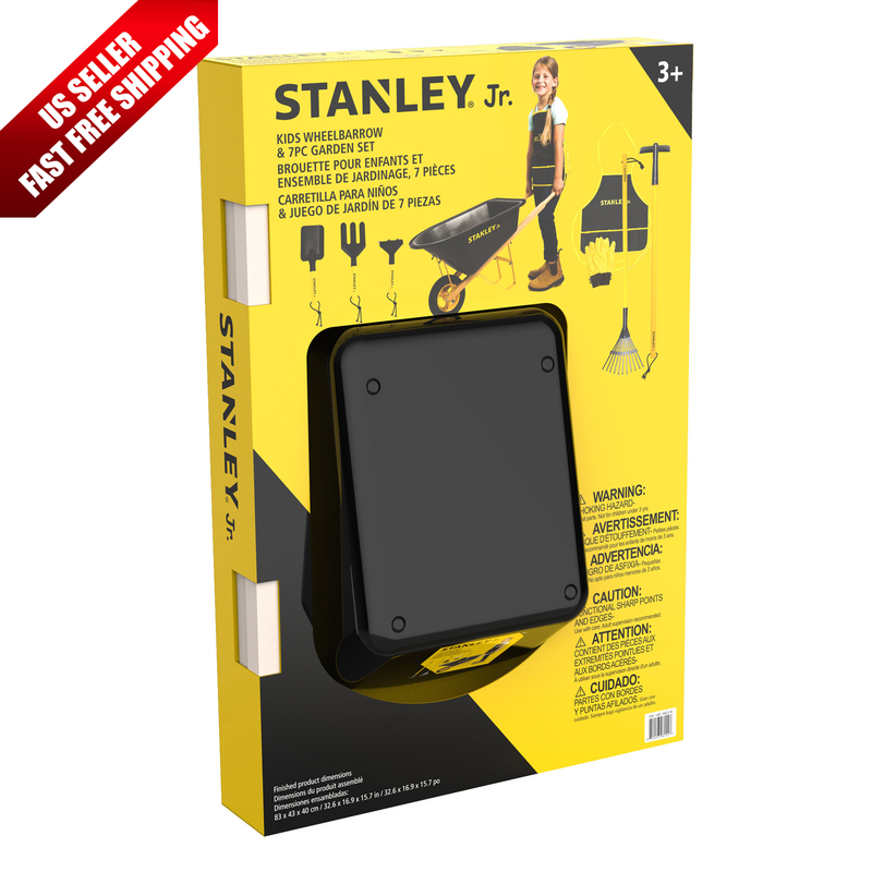 Stanley Jr. Wheelbarrow and 7Piece Garden Set for the Young Gardeners