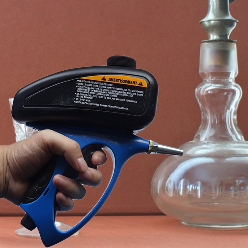 Sandblaster Kit Includes 1 and 2 Nozzles Blasting Machine for Cleaning Rust Dirt