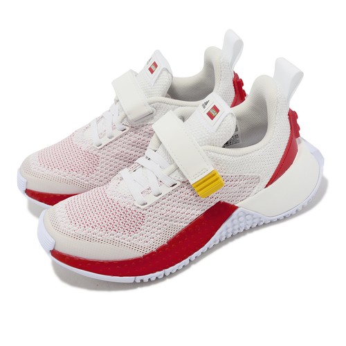 

adidas LEGO Sport Pro EL K White Red Kid Дошкольная повседневная обувь для бега GW3013, Белый, Lego Sport Pro El K