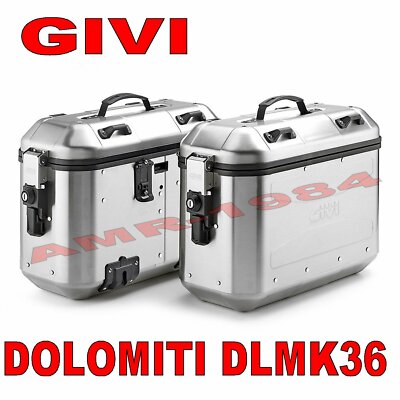 KIT 2 VALIGIE LATERALI GIVI TREKKER DOLOMITI DLMK36A  litri 36 DLMK36APACK2