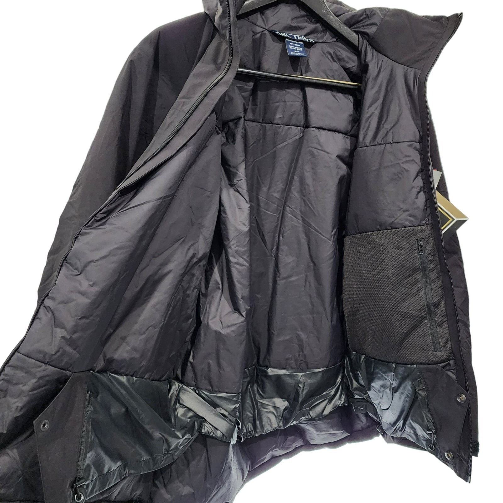 Pre-owned Arc'teryx Arcteryx Sentry Jacket Men's Black, '09 Deadstock Model 7440 Primaloft Pro Shell