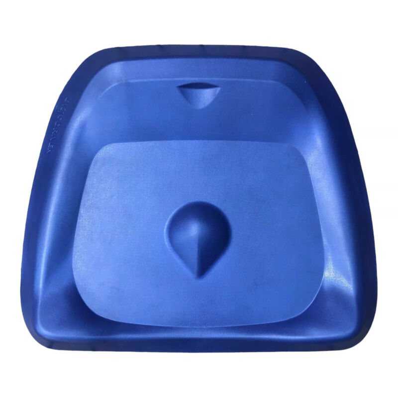 Topo Comfort Mat by Ergodriven Standing Desk Anti-Fatigue Mat Blue Denim