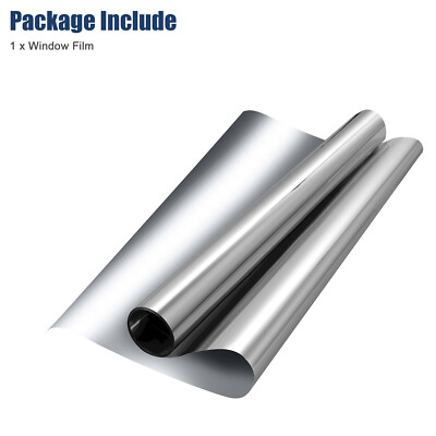 Single Way Mirror Window Film Heat UV Reflective Privacy Protect Tint Foil Home
