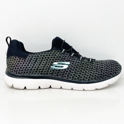 

Skechers Womens Summits 149209 Черные кроссовки для бега Размер 9, Черный, Summits