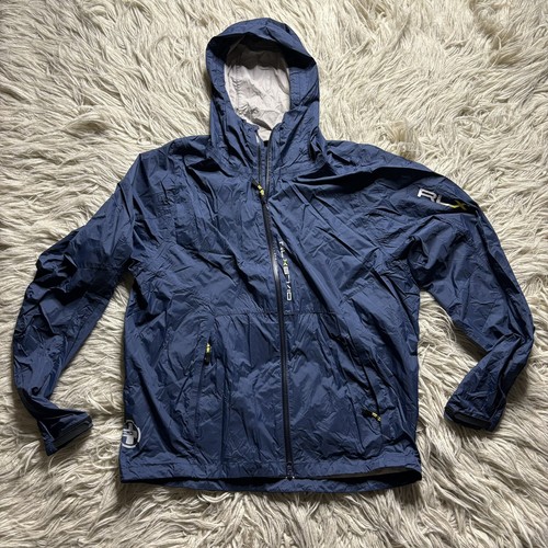 RLX Ralph Lauren 67/10 Windbreaker Jacket L Blue Nylon RLX Ralph Lauren 67/10 Windbreaker Jacket L Blue Nylon