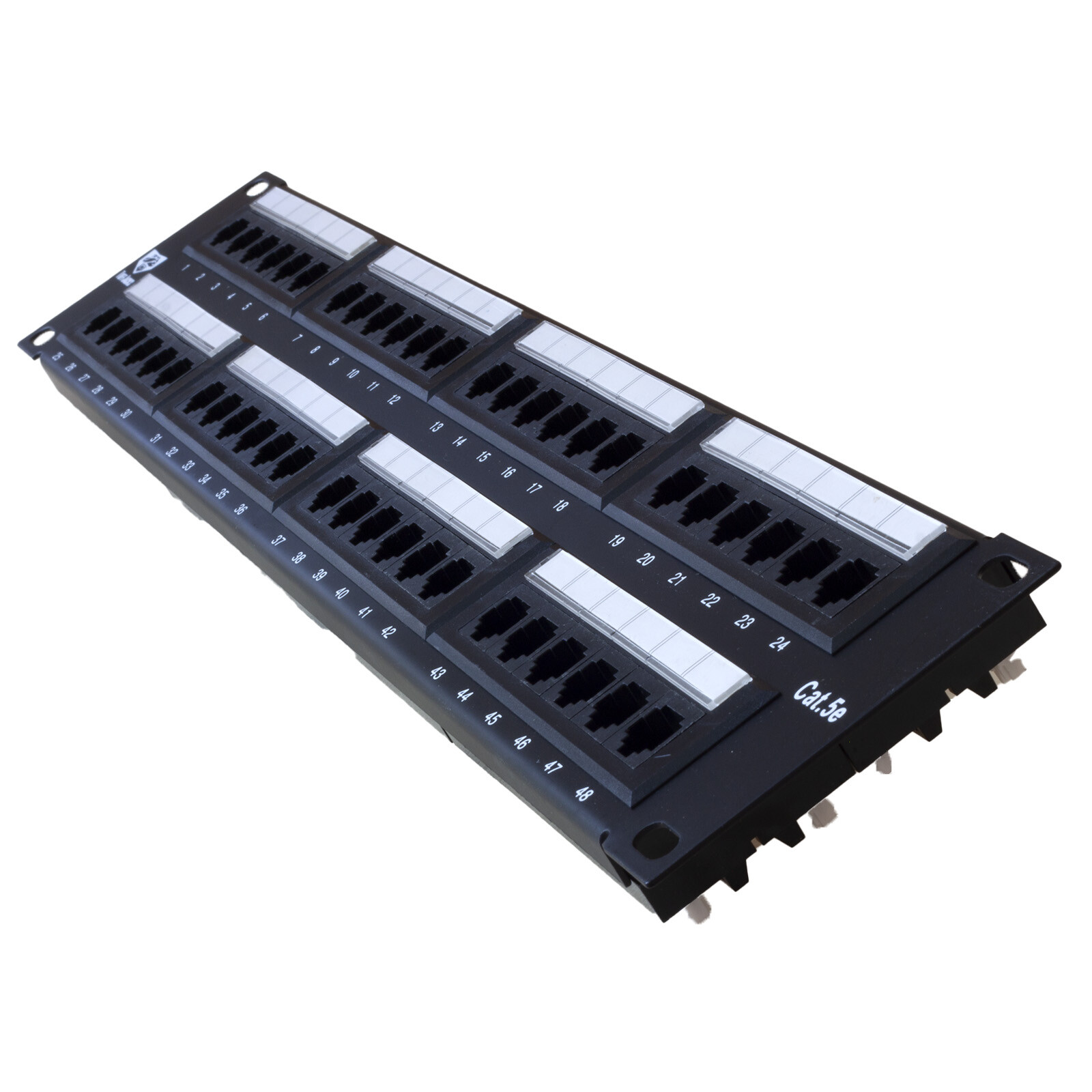 Tuff Jacks Cat5e 48-Port Patch Panel 19