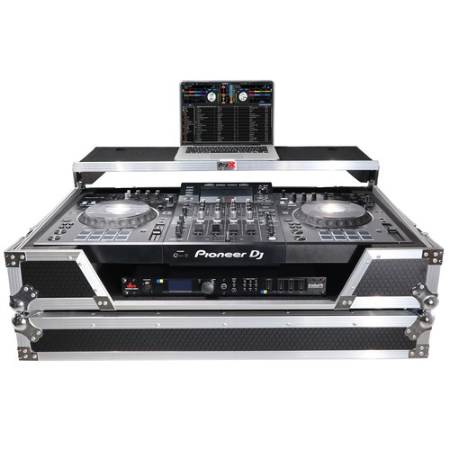 ProX XS-XDJXZ WLT Hard Flight Road Case+Laptop Shelf+Wheels 4 Pioneer DJ XDJ-XZ
