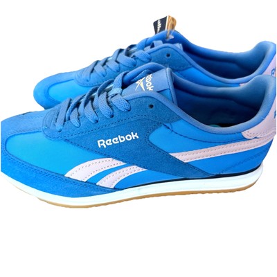 Women's Reebok Fiori Comfy Casual Retro Shoes / Blue Pink / AR30309W / Size 7.5