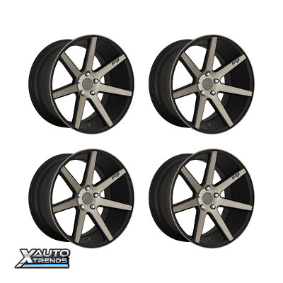 Niche M150 Verona Matte Black Machined 20X9 5X120 35mm (Set of 4)