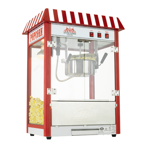 FunTime FT8000CP 8 OZ Commercial Carnival Bar Style Popcorn Popper Machine