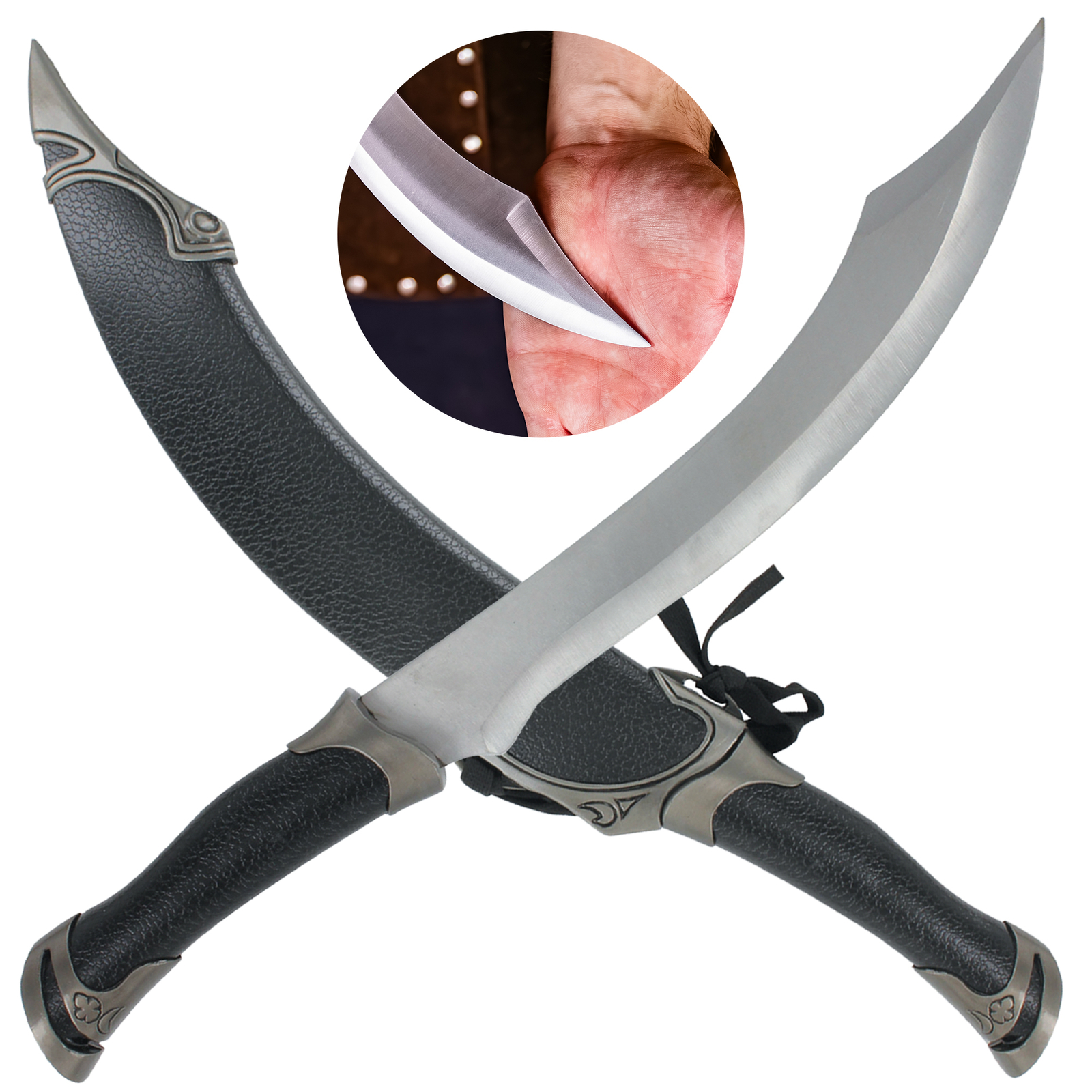LEGENDARY BLADE OF FREY ELVEN SHORT SCIMITAR MOVIE COLLECTIBLE DAGGER WEAPON