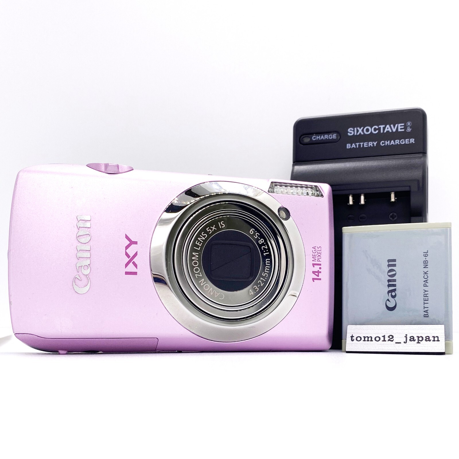 美品 Canon コンパクトデジタルカメラ IXY 110Fピンク PC1889 CANON