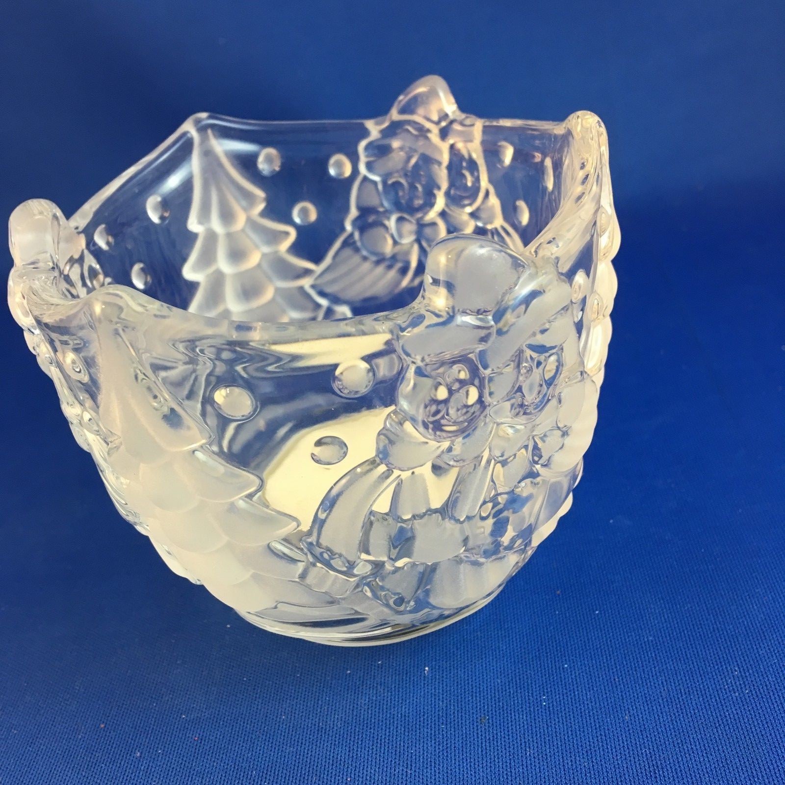 Gorham Holiday Traditions Cyrstal Snowy Sweethearts 3 1/2