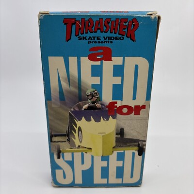 A Need For Speed Vol 2 1993 Thrasher Skate VHS Bad Religion, Cardiel, Stranger