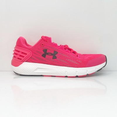 Кроссовки для бега Under Armour Girls Charged Rogue 3021617-601 розовые, размер 5 лет, Розовый, Charged Rogue