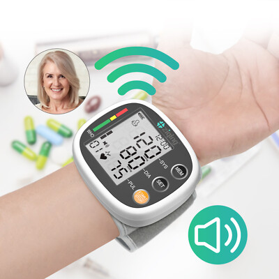 USB Rechargeable Blood Pressure Machine Wrist Blood Pressure Monitor, Best Gift