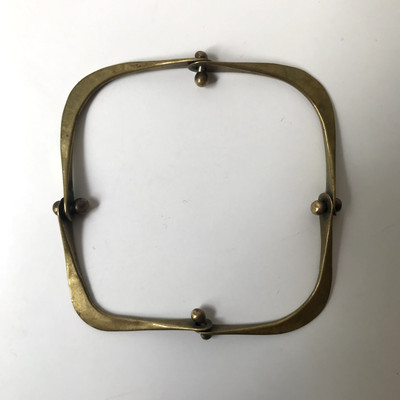 Rare Vintage Jack Boyd Kinetic Bronze Peg Bracelet Bangle