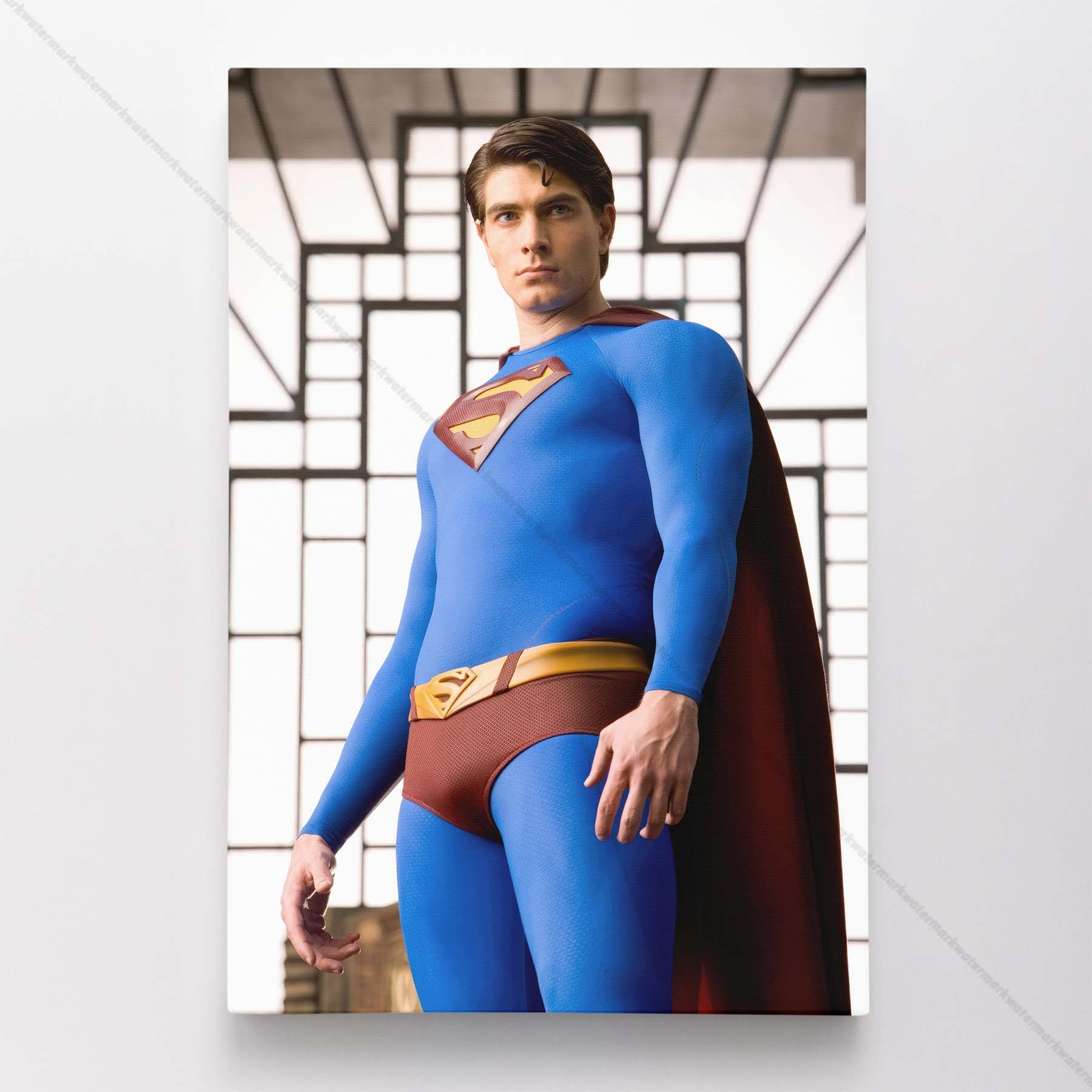 Superman Poster Canvas DC Comic Book Cover Justice League Art Print #2627