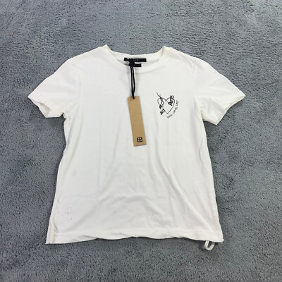 Ksubi Shirt Mens Small Love Ash Tee Worn Short Sleeve Tee Shirt Distress Casual