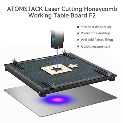 ATOMSTACK F2 Honeycomb Working Table Bed 400x400mm for Laser Cutting Engraver