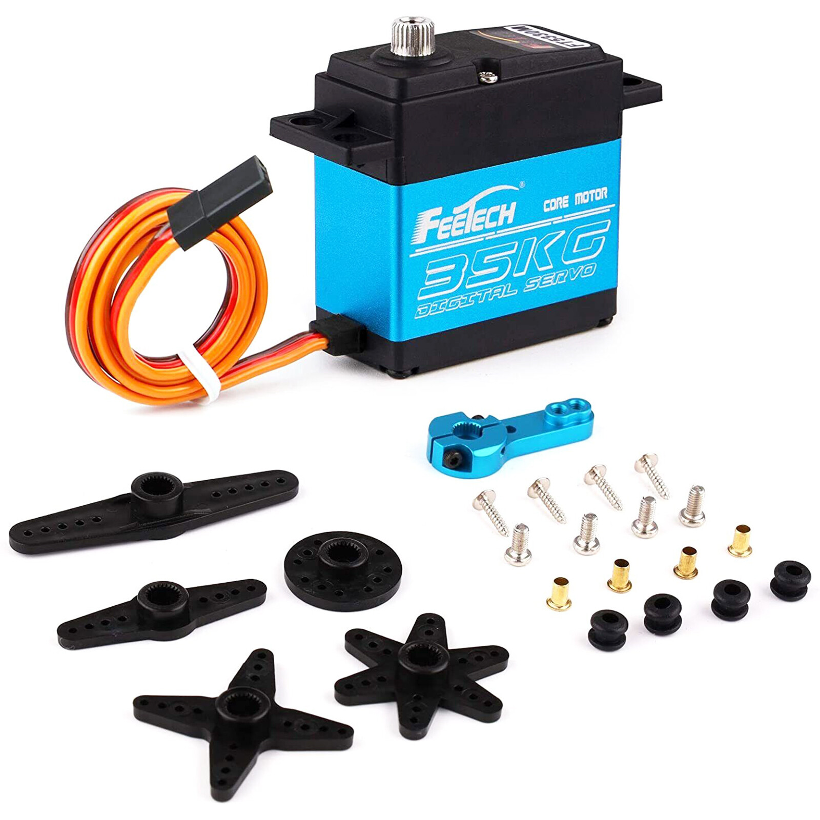 2 PACK FT5330M 35KG Full Metal Gear Digital Servo HIGH TORQUE & SPEED RC Car 180