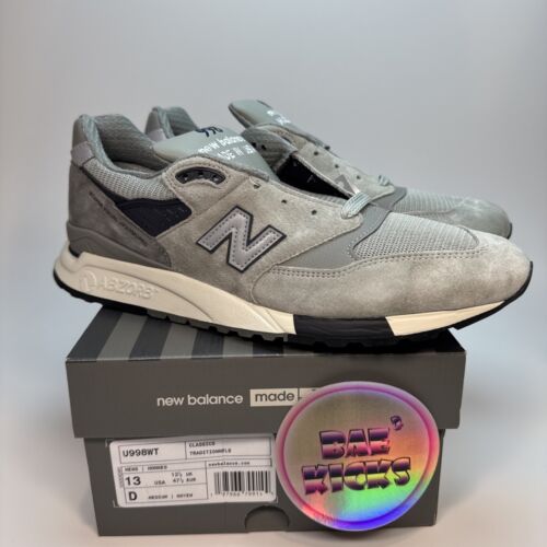 RARE U998WT WTAPS New Balance 998 Gray Size Mens US 13 RARE U998WT WTAPS New Balance 998 Gray Size Mens US 13