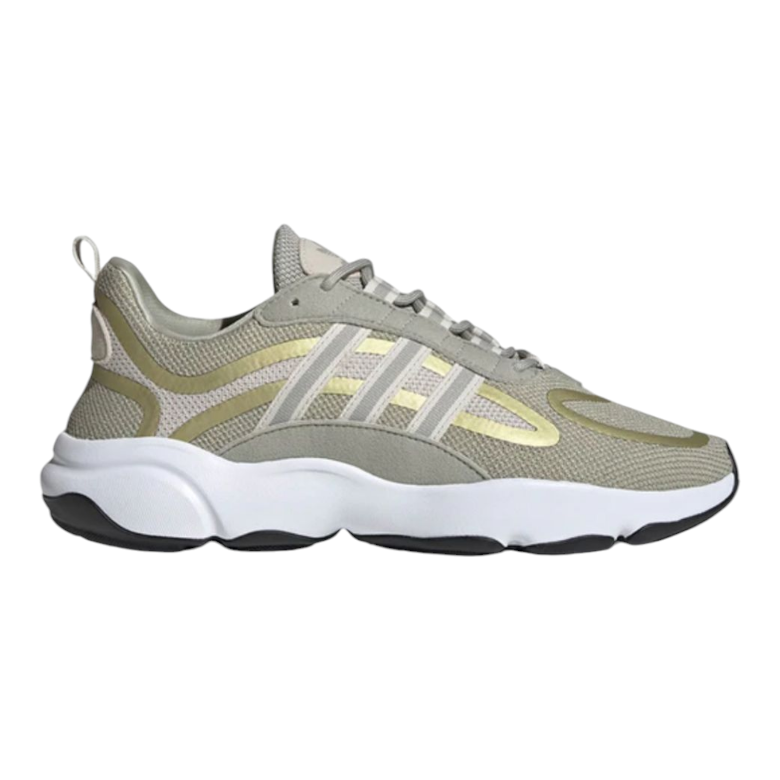 Adidas Men's Haiwee Sneaker Shoes Sesame / Clear Brown Size 9.5, 11.5