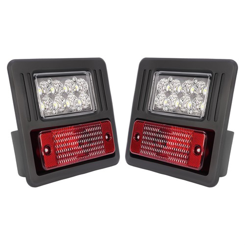 4x LED Headlight Tail Exterior Light Kit For Bobcat Skid Steer Loader Plastic