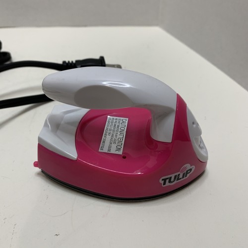 ヴィンテージ　チューリップの額　ピンク VINTAGE 4.5” x 2.5” PINK TULIP MINI FASHION IRON GREAT FOR