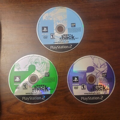 .Hack Infection Mutation & Outbreak Bundle - PlayStation 2 - Disc Only - Tested 