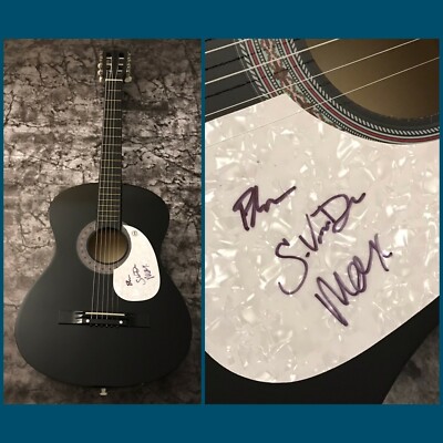 GFA Cigarette with Mom I Want Us * THE ROADS BELOW *  Signed Acoustic Guitar COA