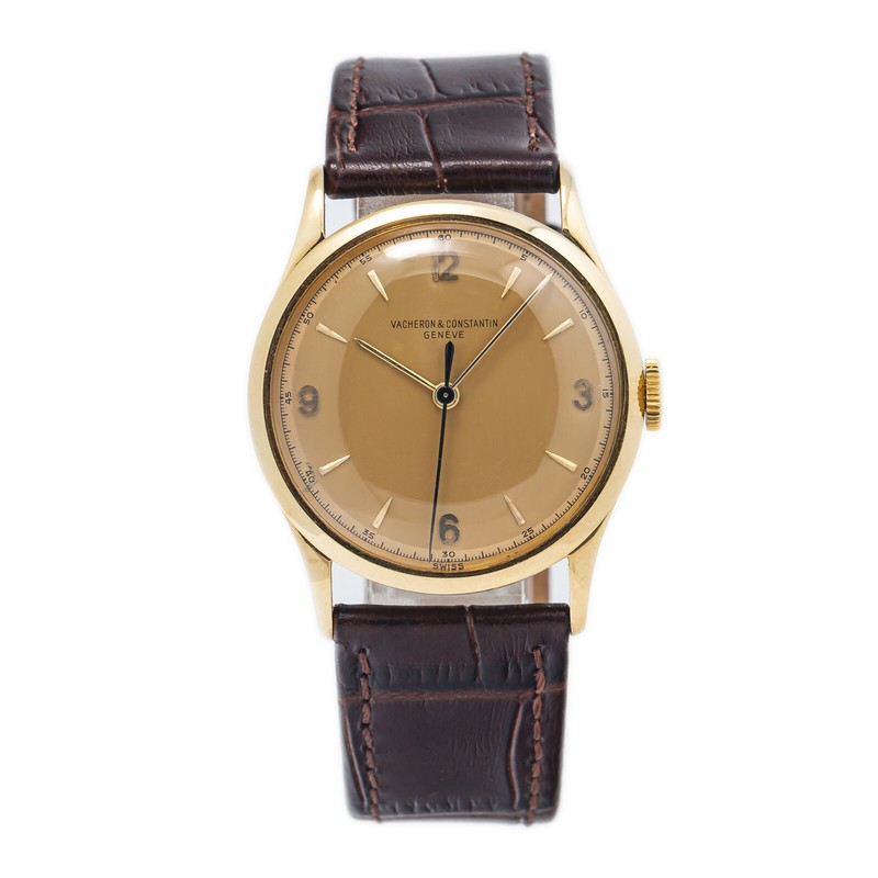 Vacheron Constantin V454 VINTAGE 18k YellowGold Champagne Dial Manual Watch