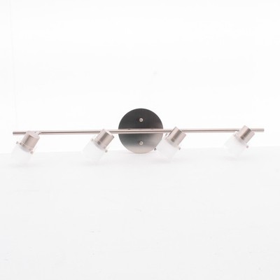 Kuzco 32"L 4-Light Brushed Nickel Fixed Rail Ceiling Track Fixture GU10 81364BN