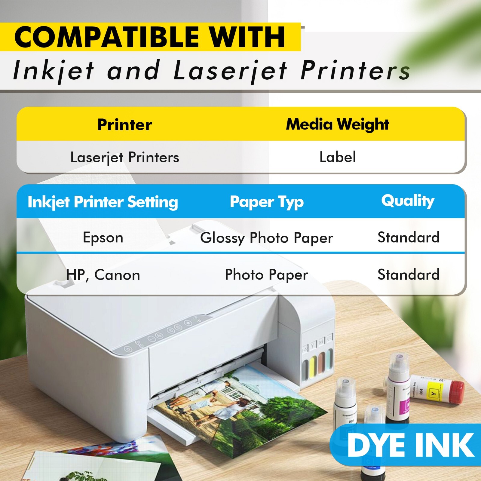 Koala Double Sided 69lb Photo Paper 8.5x11 Canvas Textured Cardstock 50 Sheets