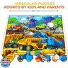 QUOKKA Wooden Transport Puzzles for Kids Ages 3-5 – 28 Pieces Toddlers Kids Puzzles Ages 4-8 Year Olds – Wood Transport Toys for Children Games for Boys and Girls 6-8 yo