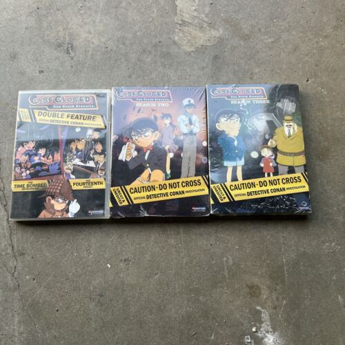Case Closed:: Season 2 & 3 (New) DVD Plus Double Feature DVD (Used) Manga Lot Case Closed:: Season 2 & 3 (New) DVD Plus Double Feature DVD (Used) Manga Lot
