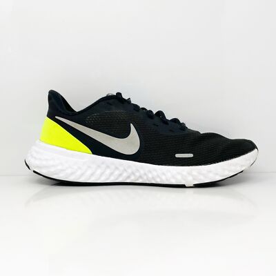 

Nike Mens Revolution 5 BQ3204-010 Черные кроссовки для бега Размер 9,5, Черный, Revolution 5