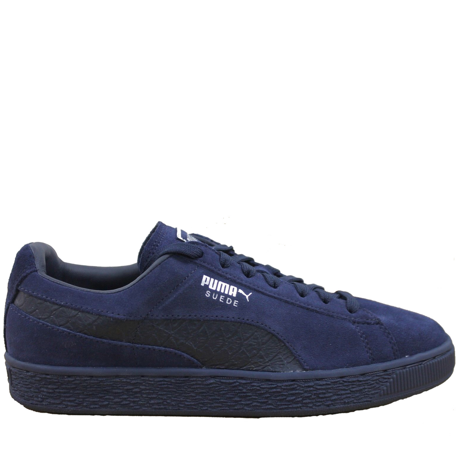 puma suede mono iced bleu marine puma suede mono iced bleu marine