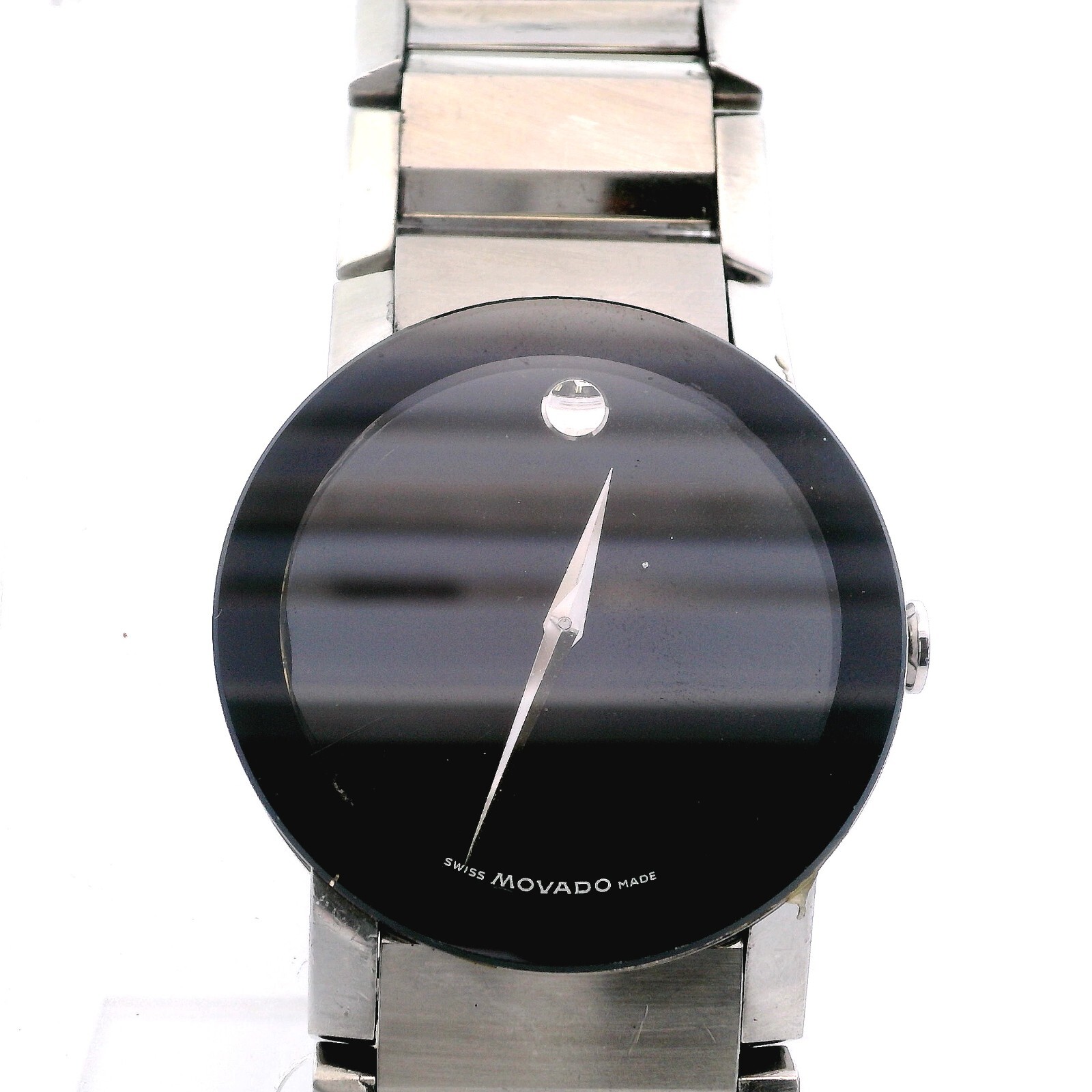 Movado 0605063 Sapphire Stainless Steel Black Dial Watch | eBay