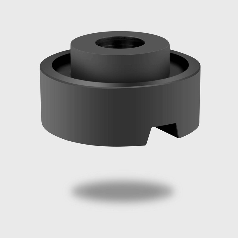 2 Pcs Rubber Pad Rubber Block Hydraulic Ramp Jacking Pads Trolley Jack