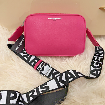 Karl lagerfeld crossbody bag best sale pink