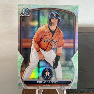2023 Bowman Chrome Drew Gilbert Lunar Glow Refractor #BCP-16 Houston Astros