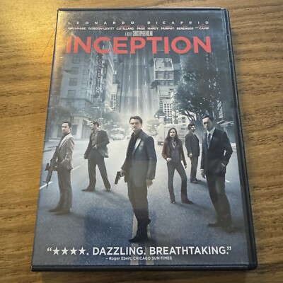 Inception (DVD, 2010) Leo Dicaprio, Tom Hardy, Joseph Gordon-Levitt
