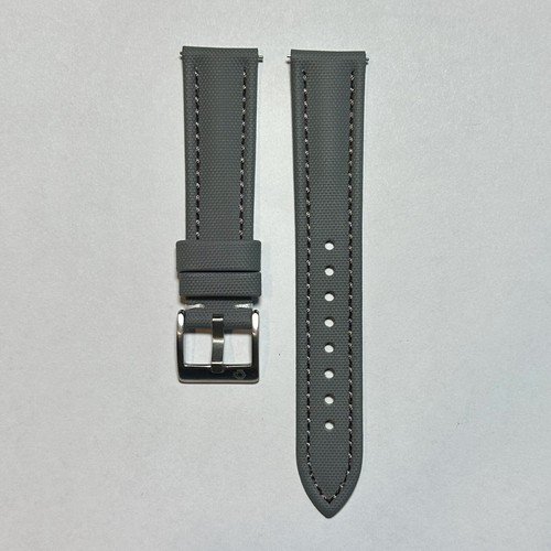 GRAY/GREY High Quality Real Sailcloth Waterproof Watch Strap Matching GRAYStitch