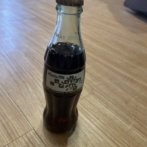 COCA COLA COKE 1996 ATLANTA SUMMER OLYMPICS STADUIM 8oz BOTTLE