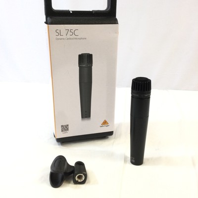 Behringer SL 75C Black Ultra Wide Frequency Dynamic Cardioid Microphone 
