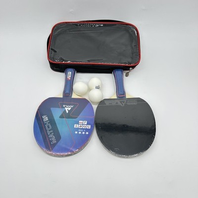 JOOLA Tischtennis-Set Duo – 2 Tischtennisschläger + 3 Tischtennisbälle + Tischte