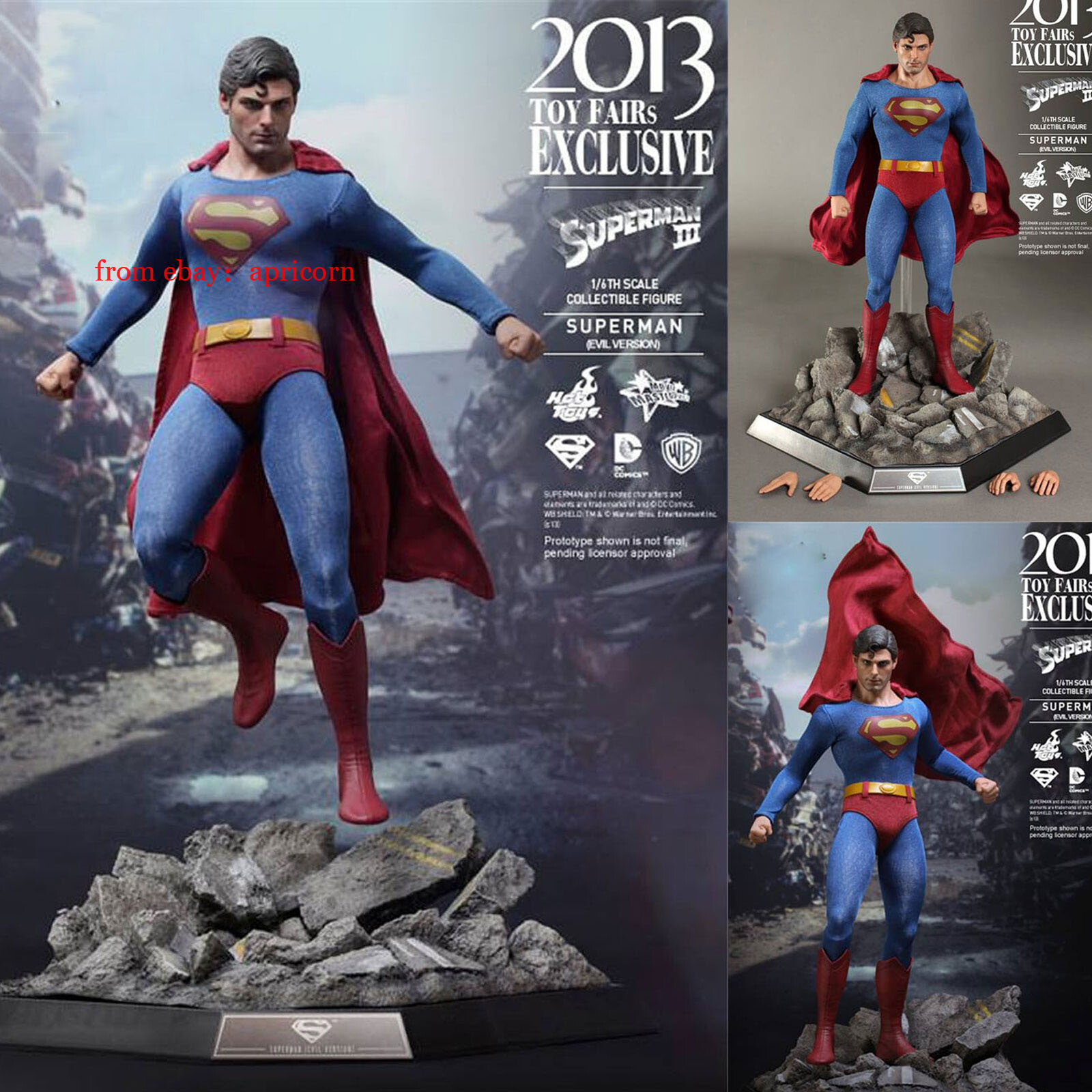 NEW! Hot Toys 1/6 Superman Iii Superman Evil Version MMS207